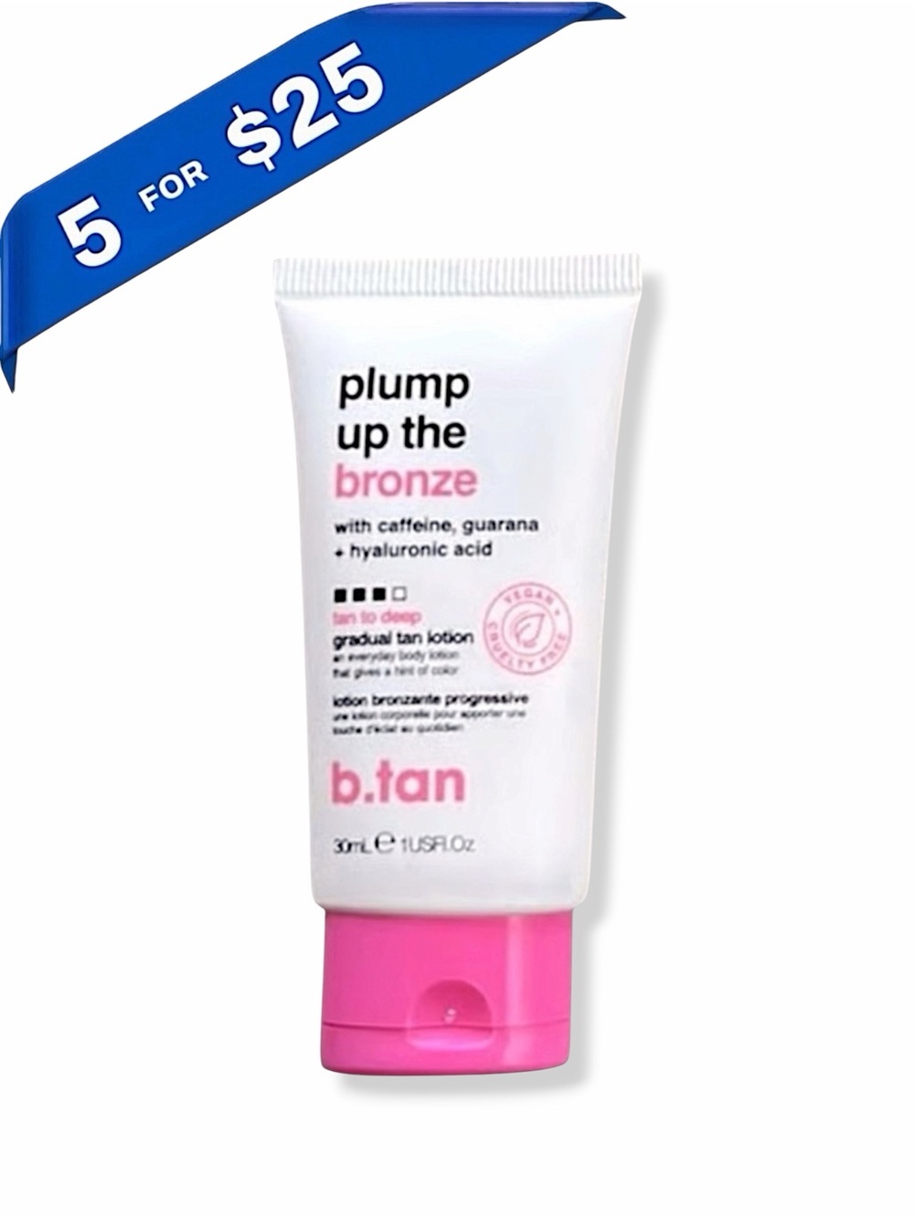 ⚡️ b.tan plump up the bronze everyday glow lotion 1oz